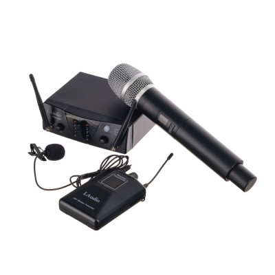 LAUDIO PRO2-MP Двухканальная радиосистема с ручным передатчиком и петличкой,...