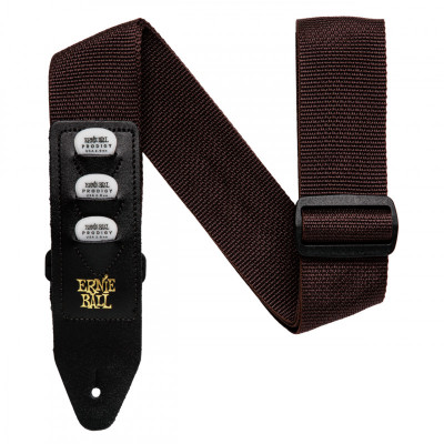 Ремень для гитары ERNIE BALL 4250 PickHolder Brown Ремень для гитары ERNIE BALL 4250 PickHolder Brown