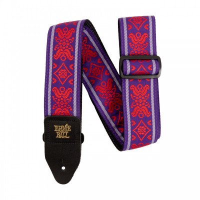 Ремень для гитары ERNIE BALL 5330 Jacquard Royal Flush Red Ремень для гитары ERNIE BALL 5330 Jacquard Royal Flush Red