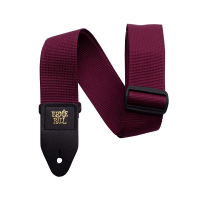 Ремень для гитары ERNIE BALL 4047 PolyPro Burgundy Ремень для гитары ERNIE BALL 4047 PolyPro Burgundy
