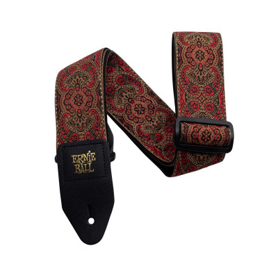 Ремень для гитары ERNIE BALL 4162 Jacquard Crimson Paisley Ремень для гитары ERNIE BALL 4162 Jacquard Crimson Paisley