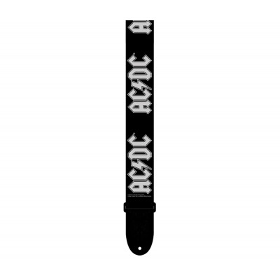 Perri's LPCP-1034 - Ремень для гитары, Серия: Licensed Straps, Материал: полиэстер, Рисунок: лого AC/DC, Ширина ремня: 5 см, Длина: 99 - 147 см Perri's LPCP-1034 - Ремень для гитары, Серия: Licensed Straps, Материал: полиэстер, Рисунок: лого AC/DC, Ширина ремня: 5 см, Длина: 99 - 147 см