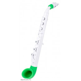 NUVO jSax (White/Green) саксофон, строй С (до), материал - АБС-пластик,...