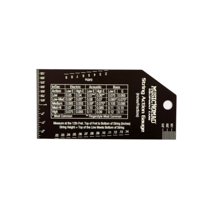 MusicNomad MN602 - специальная линейка для регулировки высоты струн MusicNomad MN602 - специальная линейка для регулировки высоты струн