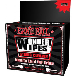 Ernie Ball 4277 средство для чистки струн (салфетки), упаковка 6шт.