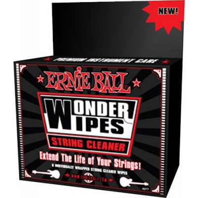 Ernie Ball 4277 средство для чистки струн (салфетки), упаковка 6шт. Ernie Ball 4277 средство для чистки струн (салфетки), упаковка 6шт.