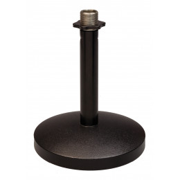 Superlux D1 Настольная микрофонная стойка с круглым основанием, высота 12 см, вес 0.5 кг, резьба 5/8