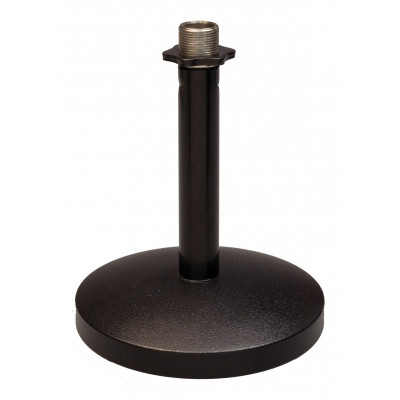 Superlux D1 Настольная микрофонная стойка с круглым основанием, высота 12 см, вес 0.5 кг, резьба 5/8