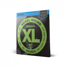 Струны для 5 струнной бас-гитары D'ADDARIO EXL165 5 Струны для 5 струнной бас-гитары D'ADDARIO EXL165 5