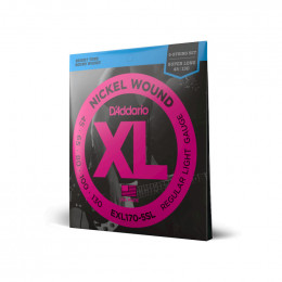 Струны для 5 струнной бас-гитары D'ADDARIO EXL170 5SL Струны для 5 струнной бас-гитары D'ADDARIO EXL170 5SL