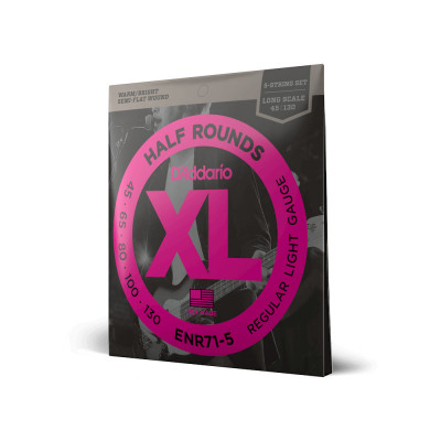 Струны для 5 струнной бас-гитары D'ADDARIO ENR71 5