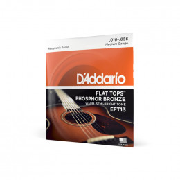 Струны для акустической гитары D'ADDARIO EFT 13