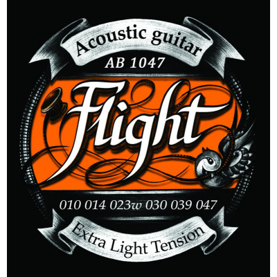 Струны для акустической гитары FLIGHT AB 1047 Струны для акустической гитары FLIGHT AB 1047