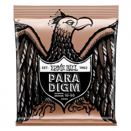 Струны для акустической гитары ERNIE BALL 2080 Paradigm Phosphor Bronze Extra Light 10-50 Струны для акустической гитары ERNIE BALL 2080 Paradigm Phosphor Bronze Extra Light 10-50