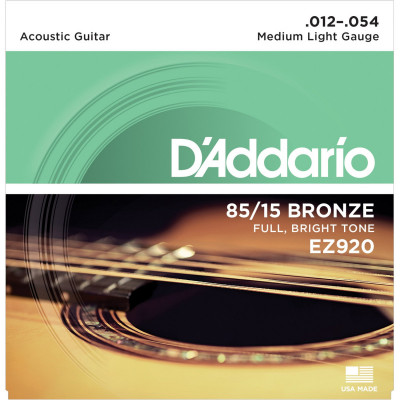 Струны для акустической гитары D'ADDARIO EZ920 Струны для акустической гитары D'ADDARIO EZ920
