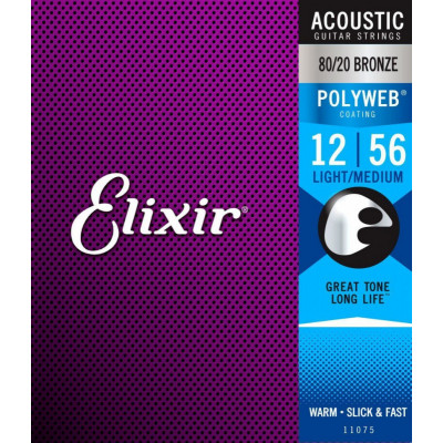 Струны для акустической гитары ELIXIR 11075 Струны для акустической гитары ELIXIR 11075