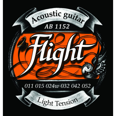 Струны для акустической гитары FLIGHT AB 1152
