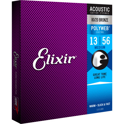Струны для акустической гитары ELIXIR 11100