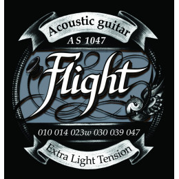 Струны для акустической гитары FLIGHT AS 1047