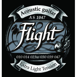 Струны для акустической гитары FLIGHT AS 1047 Струны для акустической гитары FLIGHT AS 1047