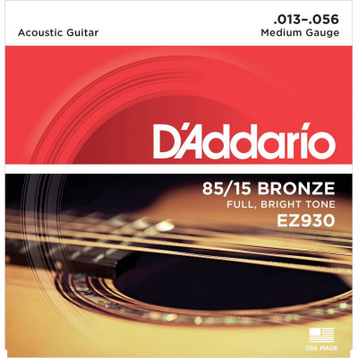 Струны для акустической гитары D'ADDARIO EZ930 Струны для акустической гитары D'ADDARIO EZ930