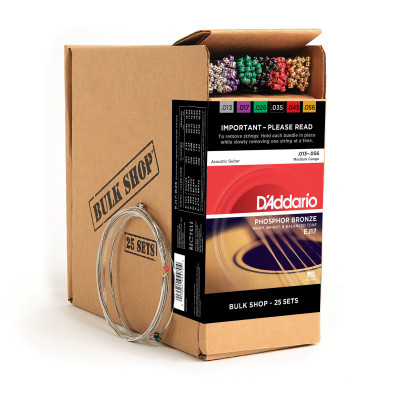 Струны для акустической гитары D'ADDARIO EJ17 -B25