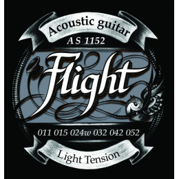 Струны для акустической гитары FLIGHT AS 1152 Струны для акустической гитары FLIGHT AS 1152