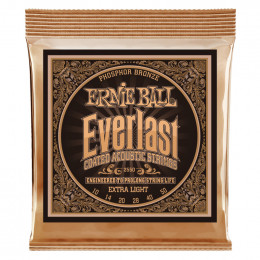 Струны для акустической гитары ERNIE BALL 2550 Everlast Coated Phosphor Bronze Extra Light 10-50 Струны для акустической гитары ERNIE BALL 2550 Everlast Coated Phosphor Bronze Extra Light 10-50