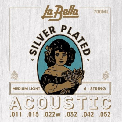 Струны для акустической гитары LA BELLA 700 ML Струны для акустической гитары LA BELLA 700 ML
