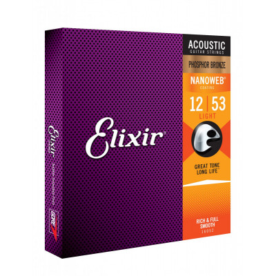 Струны для акустической гитары ELIXIR 16052 Струны для акустической гитары ELIXIR 16052