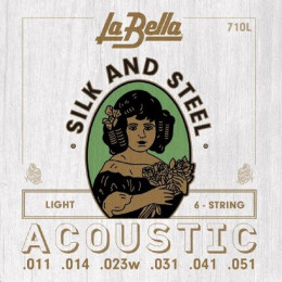 Струны для акустической гитары LA BELLA 710 L