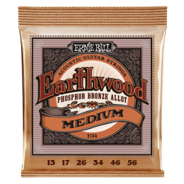 Струны для акустической гитары ERNIE BALL 2144 Earthwood Phosphor Bronze Medium 13-56 Струны для акустической гитары ERNIE BALL 2144 Earthwood Phosphor Bronze Medium 13-56