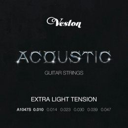 Струны для акустической гитары VESTON A1047 S Струны для акустической гитары VESTON A1047 S