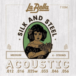Струны для акустической гитары LA BELLA 710 M