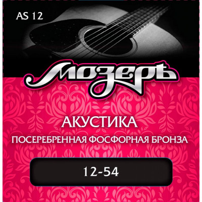 Струны для акустической гитары МОЗЕРЪ AS 12 12