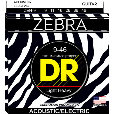 Струны для акустической гитары DR ZEH 9 Струны для акустической гитары DR ZEH 9