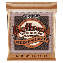 Струны для акустической гитары ERNIE BALL 2146 Earthwood Phosphor Bronze Medium Light 12-54 Струны для акустической гитары ERNIE BALL 2146 Earthwood Phosphor Bronze Medium Light 12-54