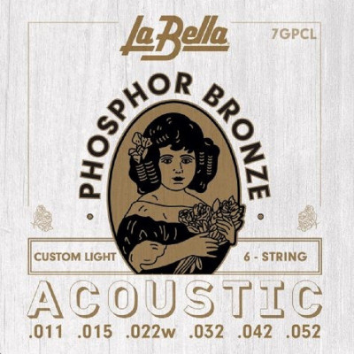 Струны для акустической гитары LA BELLA 7 GPCL Струны для акустической гитары LA BELLA 7 GPCL