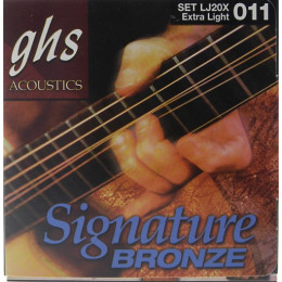 Струны для акустической гитары GHS LJ 20X