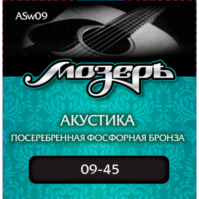 Струны для акустической гитары МОЗЕРЪ ASw09 w09