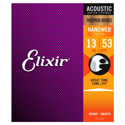 Струны для акустической гитары ELIXIR 16182 Струны для акустической гитары ELIXIR 16182