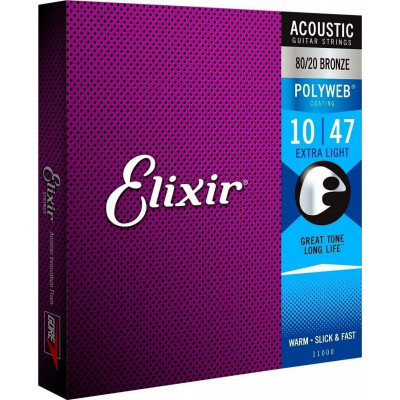 Струны для акустической гитары ELIXIR 11000