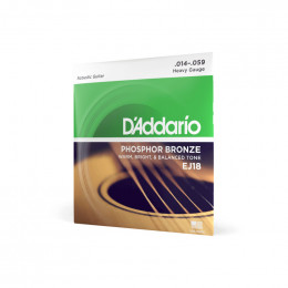 Струны для акустической гитары D'ADDARIO EJ18 Струны для акустической гитары D'ADDARIO EJ18