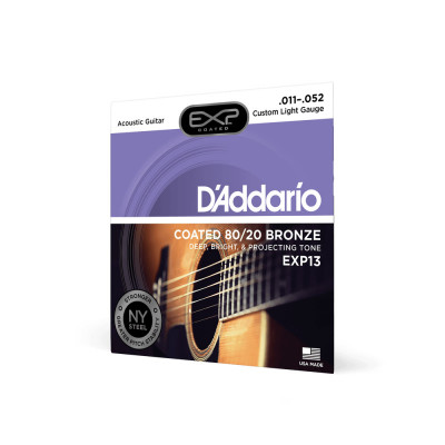 Струны для акустической гитары D'ADDARIO EXP13 Струны для акустической гитары D'ADDARIO EXP13