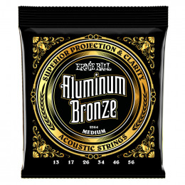 Струны для акустической гитары ERNIE BALL 2564 Aluminum Bronze Medium 13-56 Струны для акустической гитары ERNIE BALL 2564 Aluminum Bronze Medium 13-56