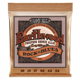 Струны для акустической гитары ERNIE BALL 2151 Earthwood Phosphor Bronze Rock and Blues 10-52 Струны для акустической гитары ERNIE BALL 2151 Earthwood Phosphor Bronze Rock and Blues 10-52