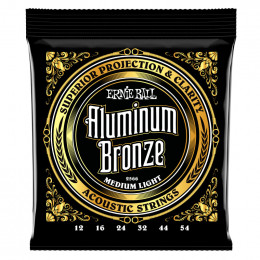Струны для акустической гитары ERNIE BALL 2566 Aluminum Bronze Medium Light 12-54 Струны для акустической гитары ERNIE BALL 2566 Aluminum Bronze Medium Light 12-54