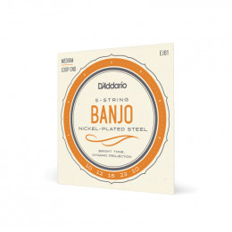 Струны для банджо D'ADDARIO EJ61 Струны для банджо D'ADDARIO EJ61