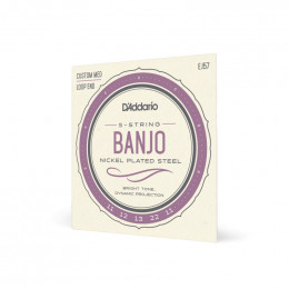 Струны для банджо D'ADDARIO EJ57 Струны для банджо D'ADDARIO EJ57