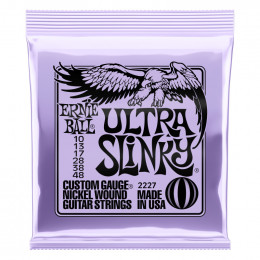 Струны для электрогитары ERNIE BALL 2227 Nickel Wound Slinky Ultra 10-48 Струны для электрогитары ERNIE BALL 2227 Nickel Wound Slinky Ultra 10-48